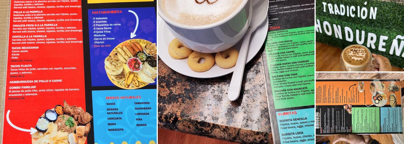 Tradición Hondureña Menu
