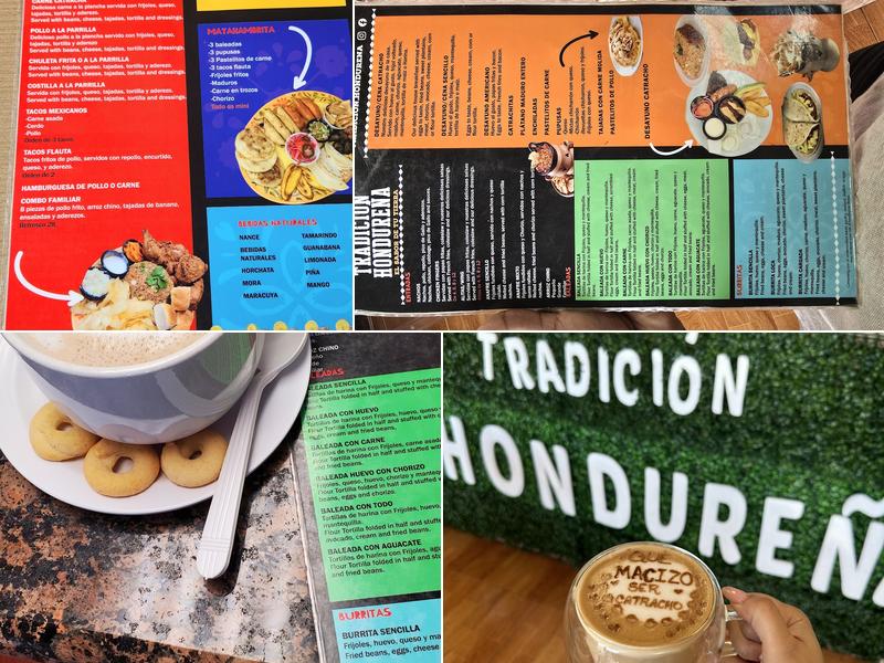 Tradición Hondureña Menu