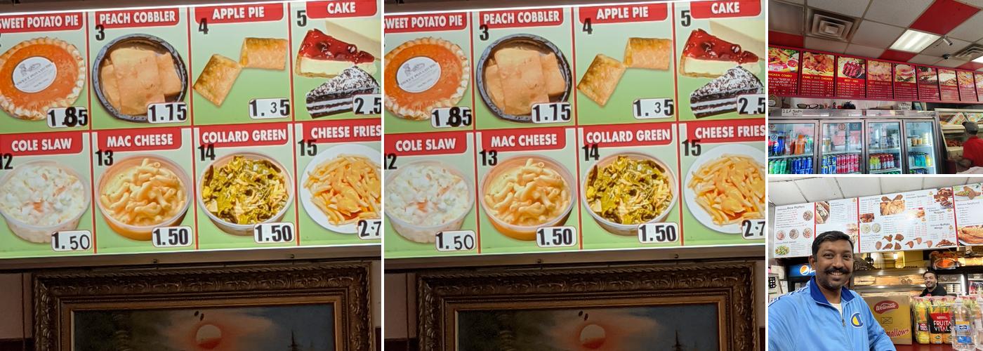 Crown Fried Chicken Menu