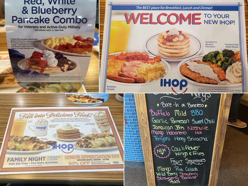 IHOP Menu