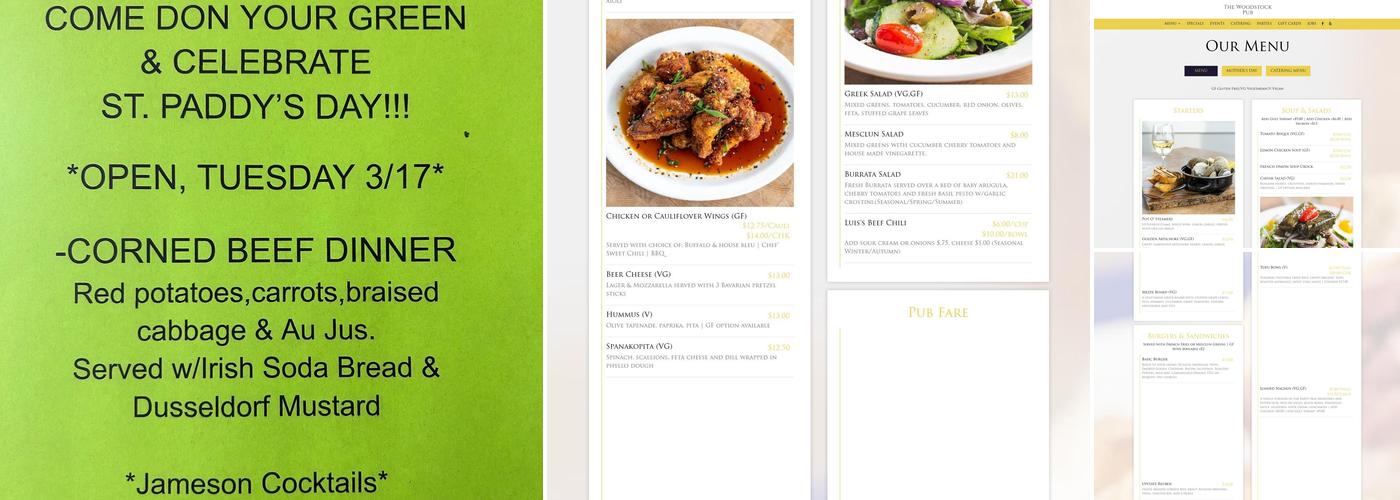 PUB Menu