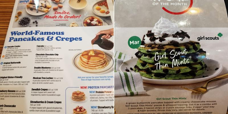 IHOP Menu