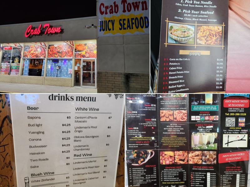 Crab Town Menu
