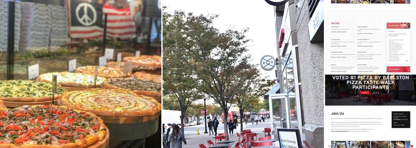 We, The Pizza - Ballston Menu