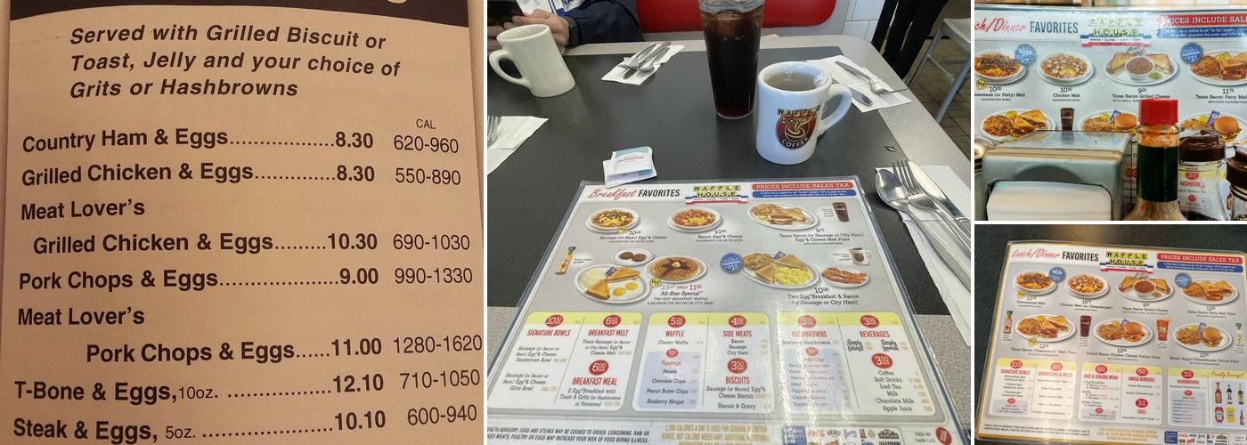 Waffle House Menu