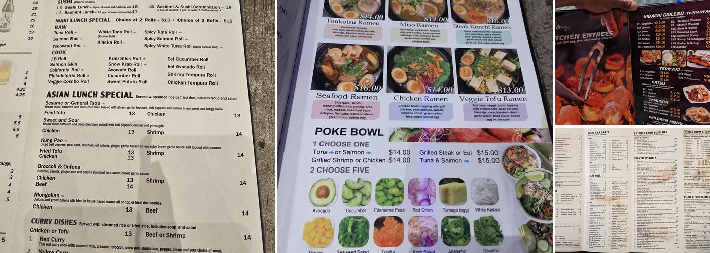 Wild Ginger Menu