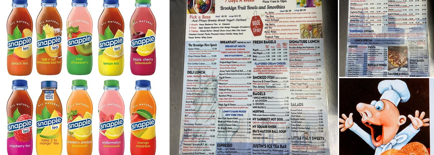 NY Bagel & Deli Pizza Menu