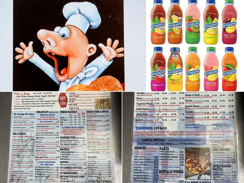 NY Bagel & Deli Pizza Menu