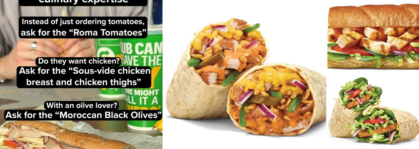 Subway Menu