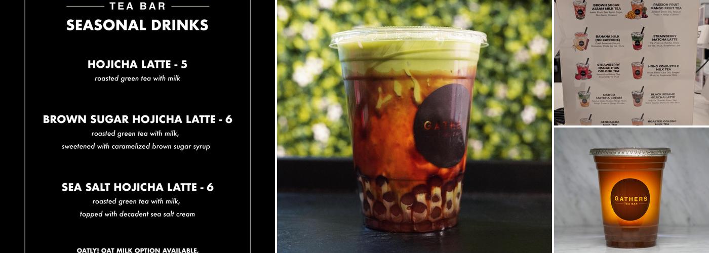 Gathers Tea Bar Menu