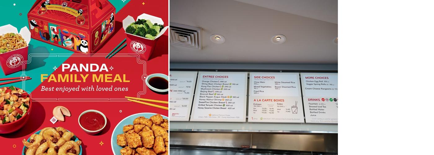 Panda Express Menu