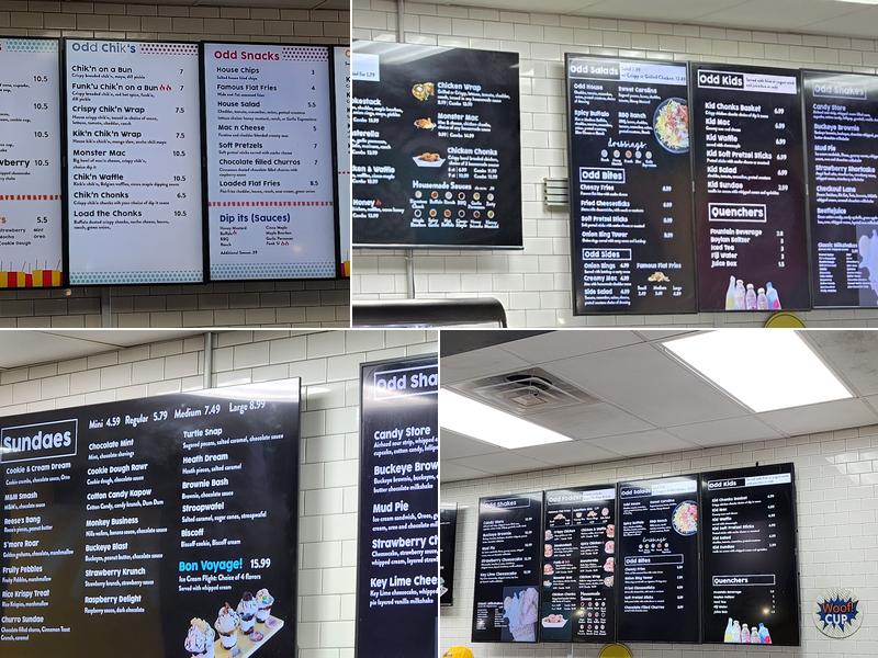 Odd Fodder Menu