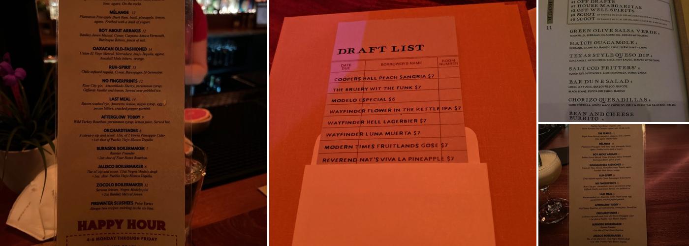 Dirty Pretty Menu