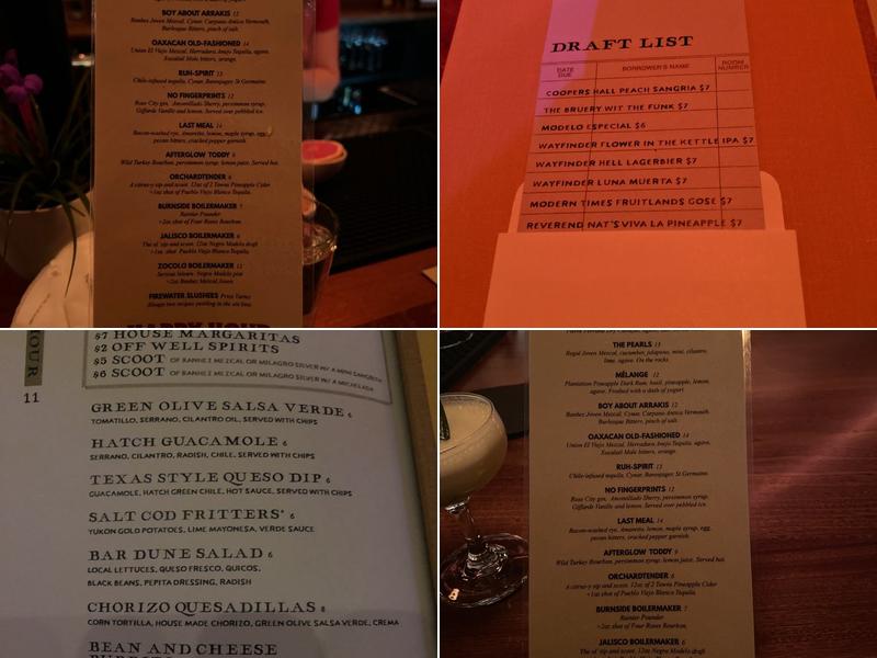 Dirty Pretty Menu