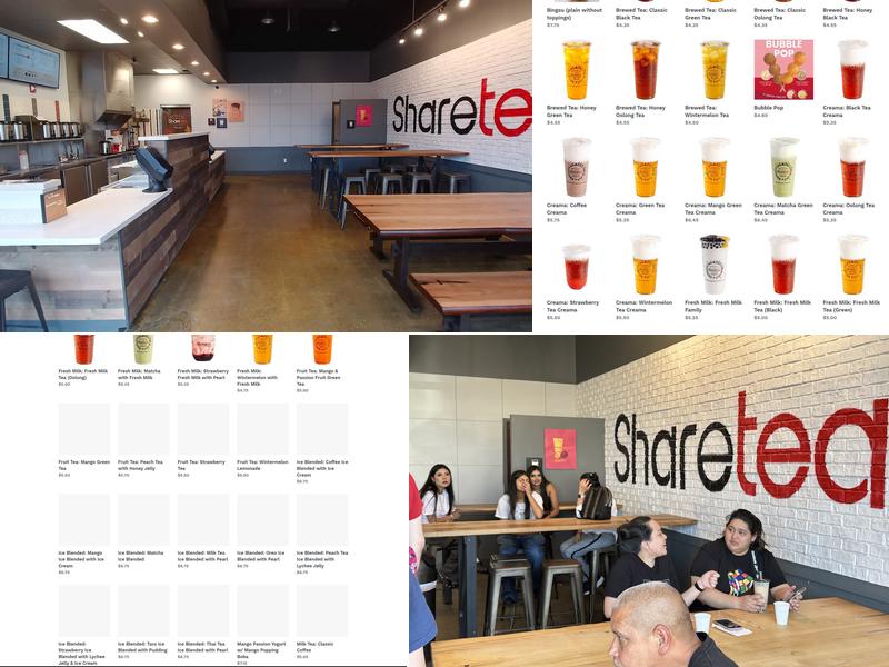 Sharetea Menu