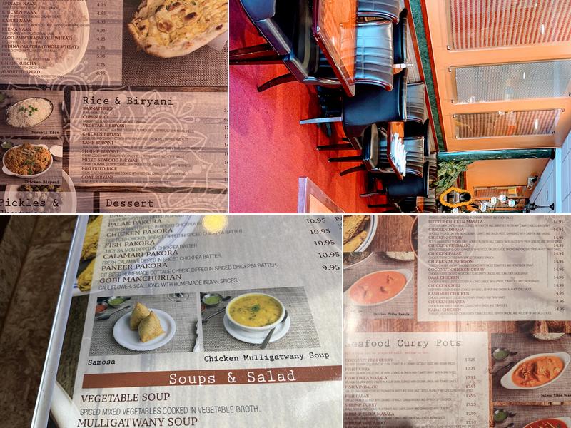 Rose Indian cuisine Menu