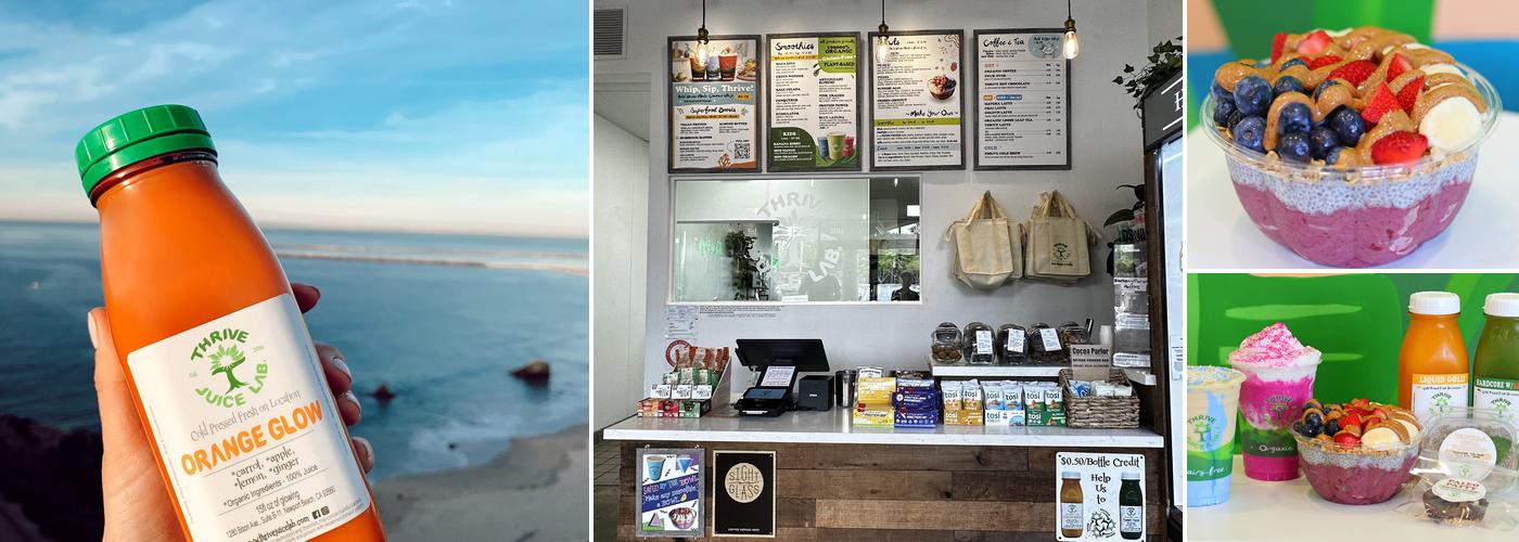 Thrive Juice Lab Menu