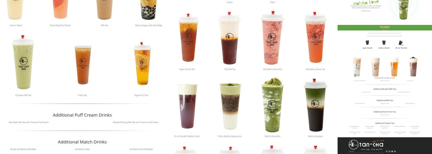 Tan-Cha Menu