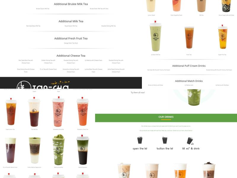 Tan-Cha Menu