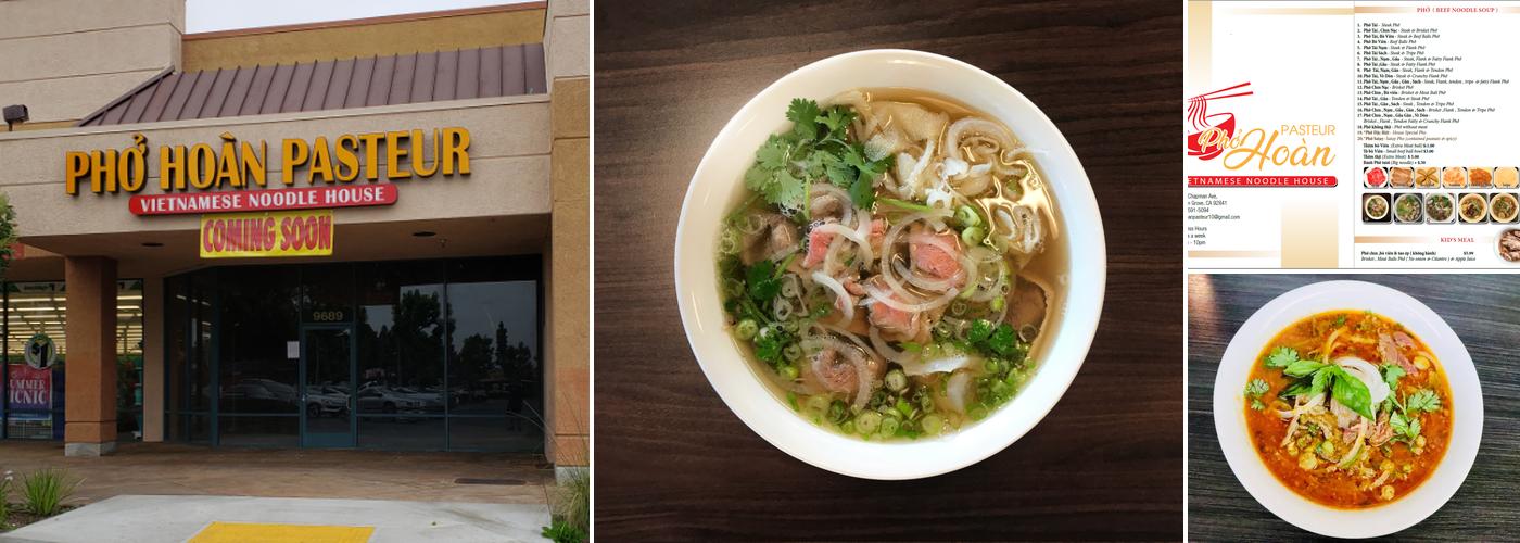 Pho Hoan Pasteur Menu