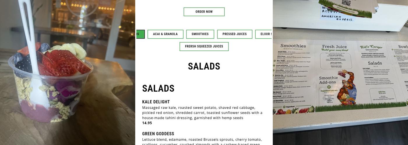 Juice Portal Menu