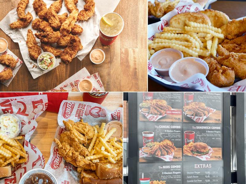 Raising Cane's Chicken Fingers Menu