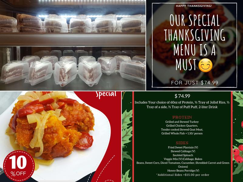 CHOBAS African Kitchen Menu