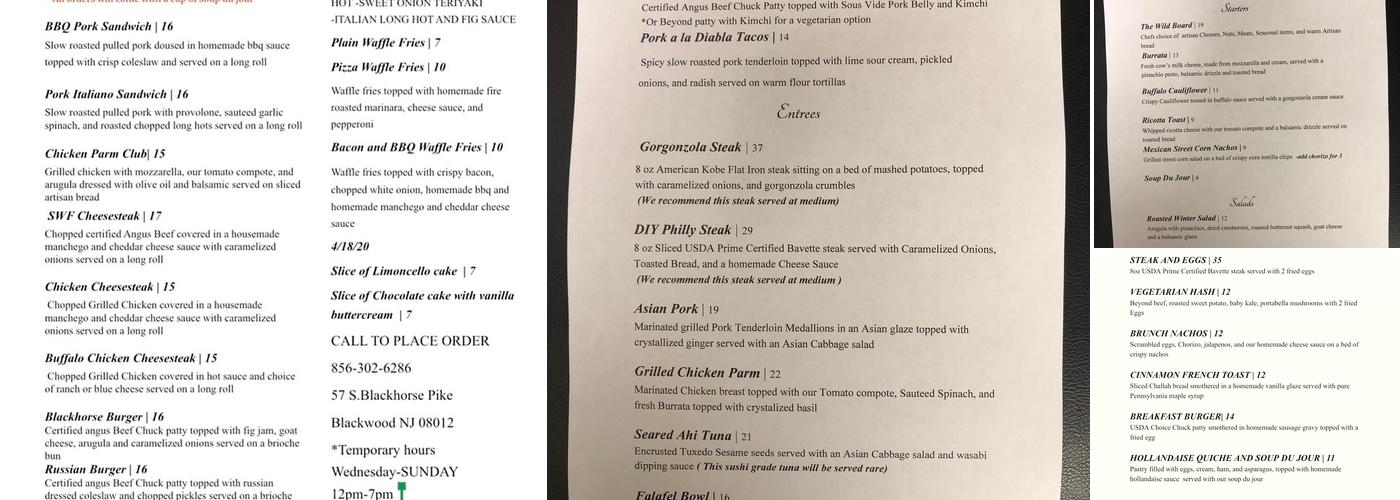 Shana's Wild Fig Restaurant Menu