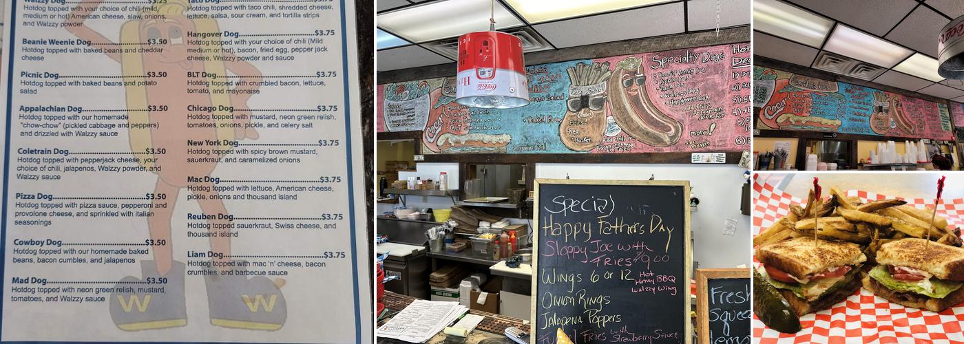 Walzzy’s Hotdogs Menu