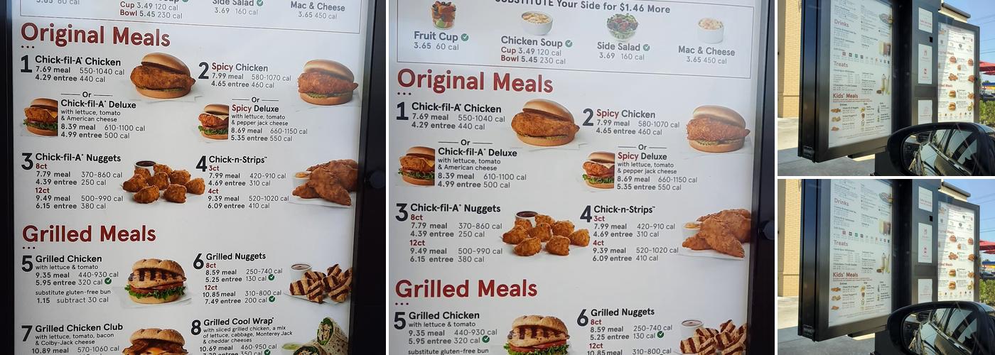 Chick-fil-A Menu