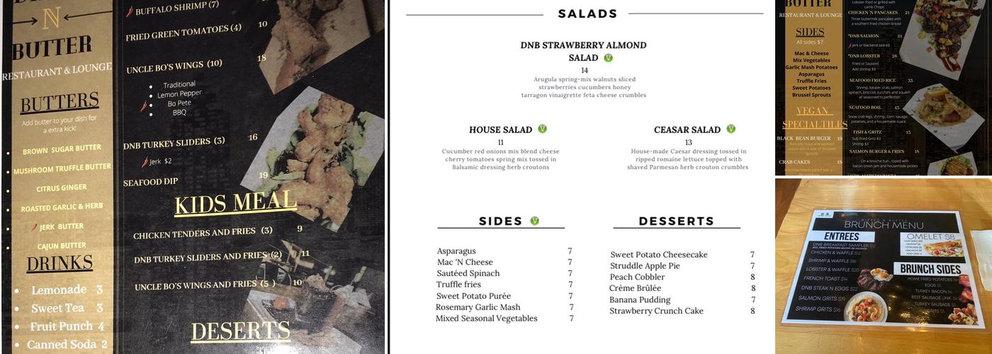 Dipped N Butter Menu