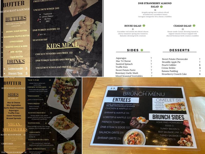 Dipped N Butter Menu