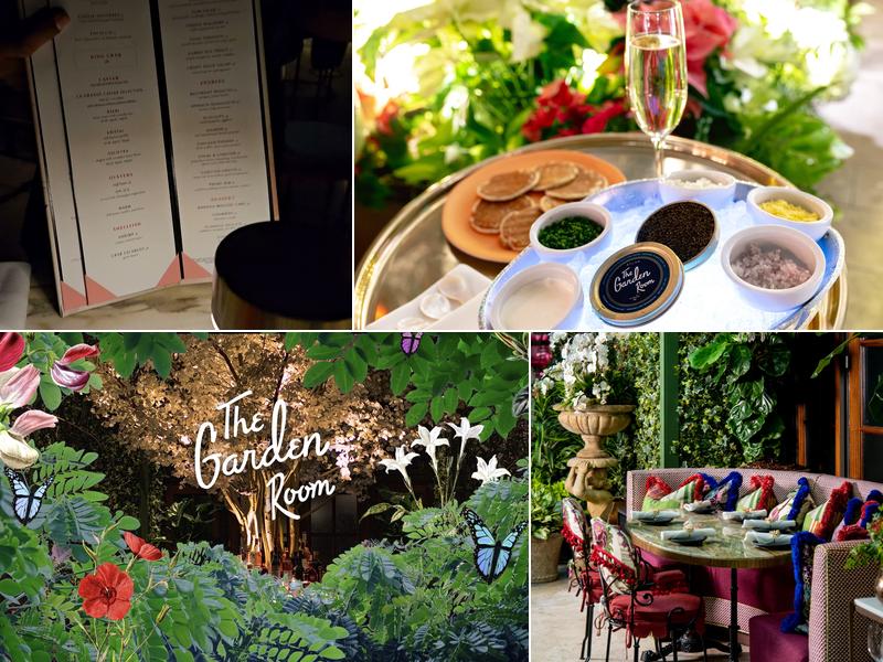 The Garden Room Menu