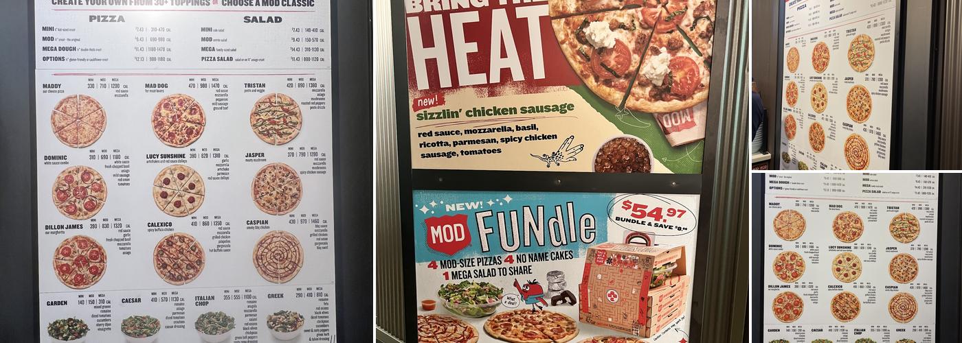 MOD Pizza Menu