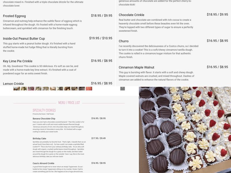 Blessed Little Kitchen Menu