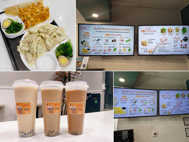 Dangela's Dumplings Menu