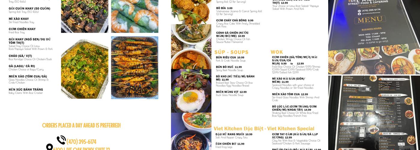 Viet Kitchen Menu