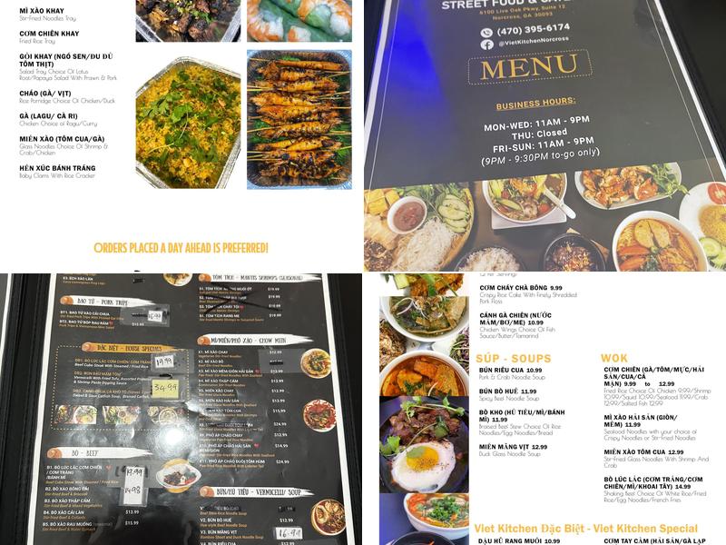 Viet Kitchen Menu