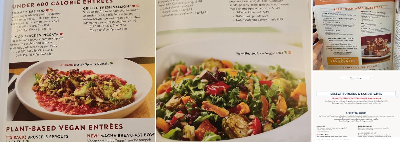Silver Diner Menu