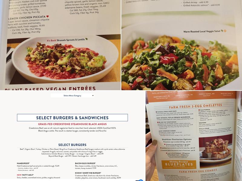 Silver Diner Menu