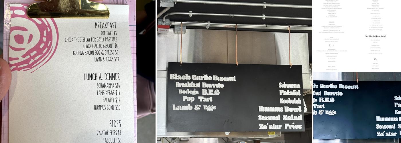 Beet Box Menu