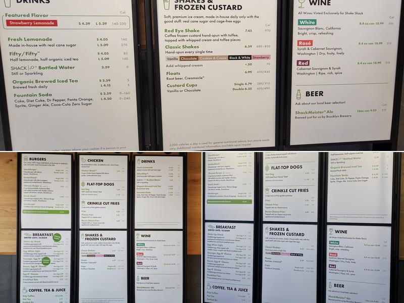 Shake Shack Menu