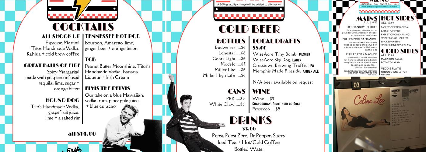 Hernando's Hideaway Menu