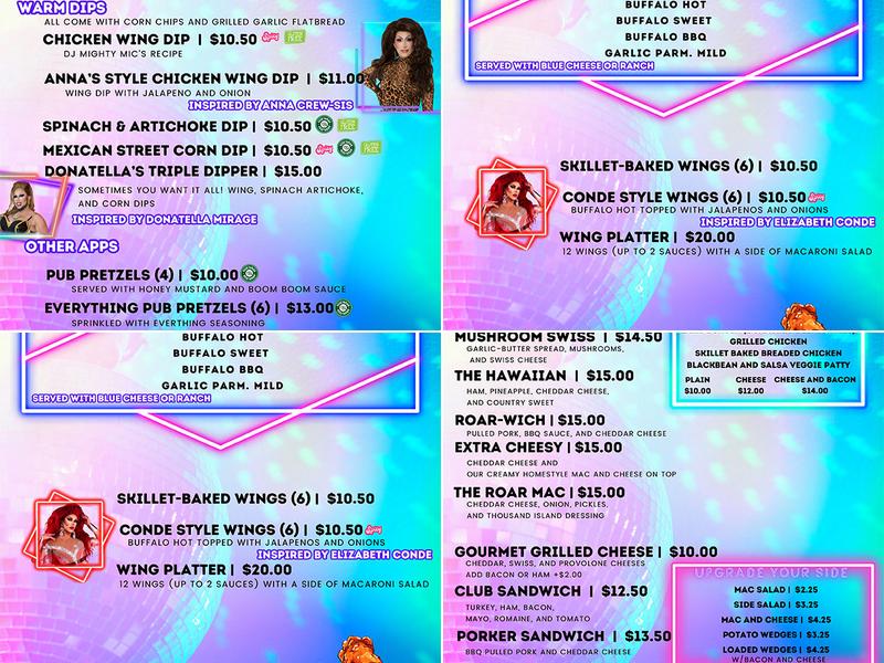 Roar Menu