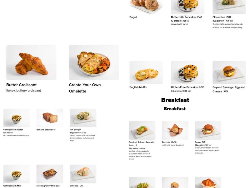 fresh&co Menu
