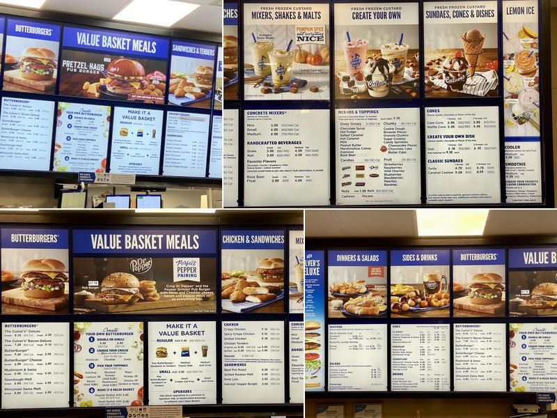 Culver’s Menu