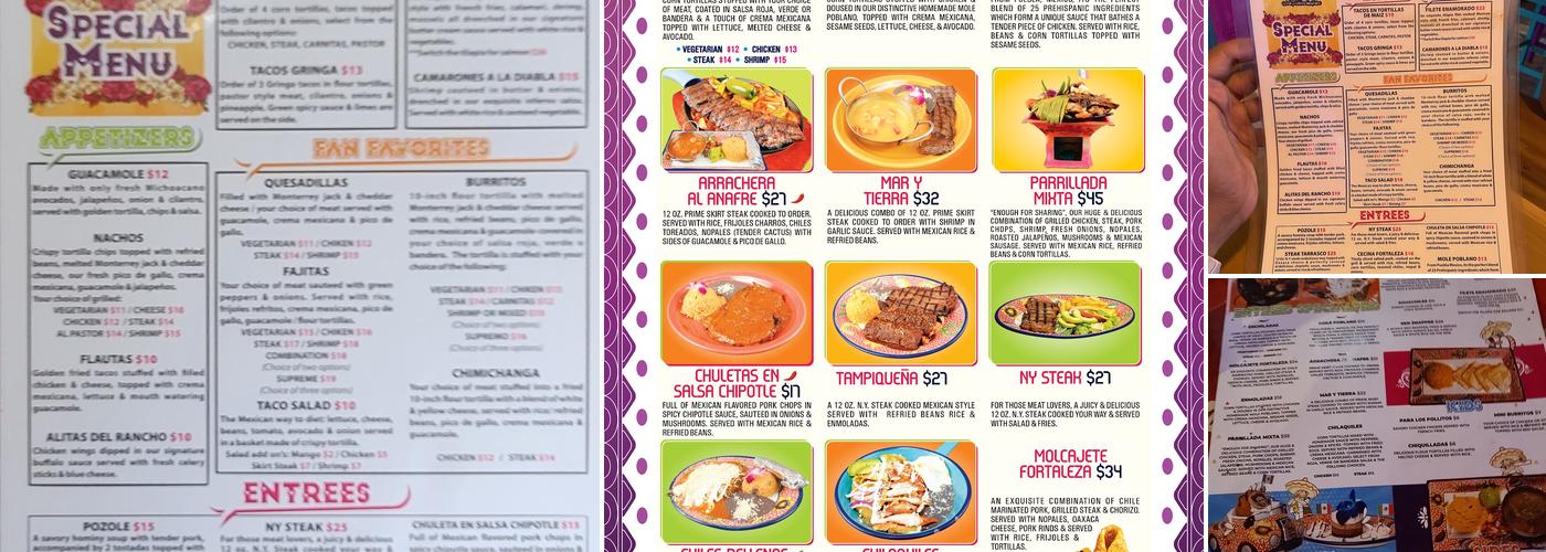 La Fortaleza Carlstadt Menu