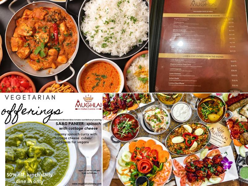 Mughlai Indian Cuisine Menu