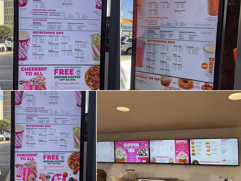 Dunkin' Menu