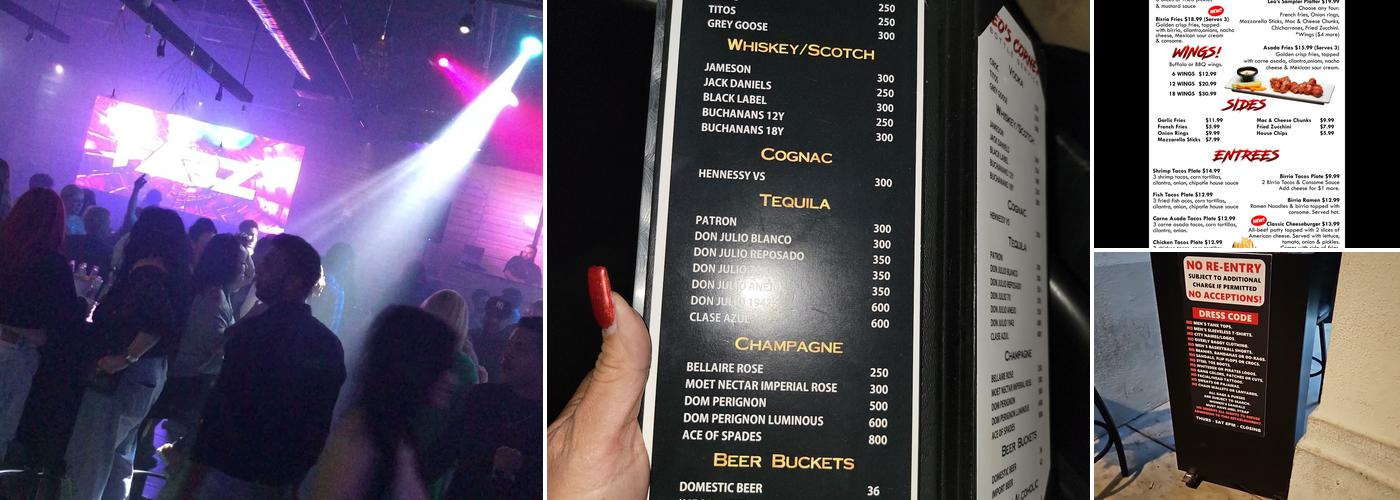 Leos Corner Lounge & Grill Menu